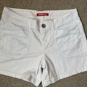 UNIONBAY Women's Classic White Jean Shorts